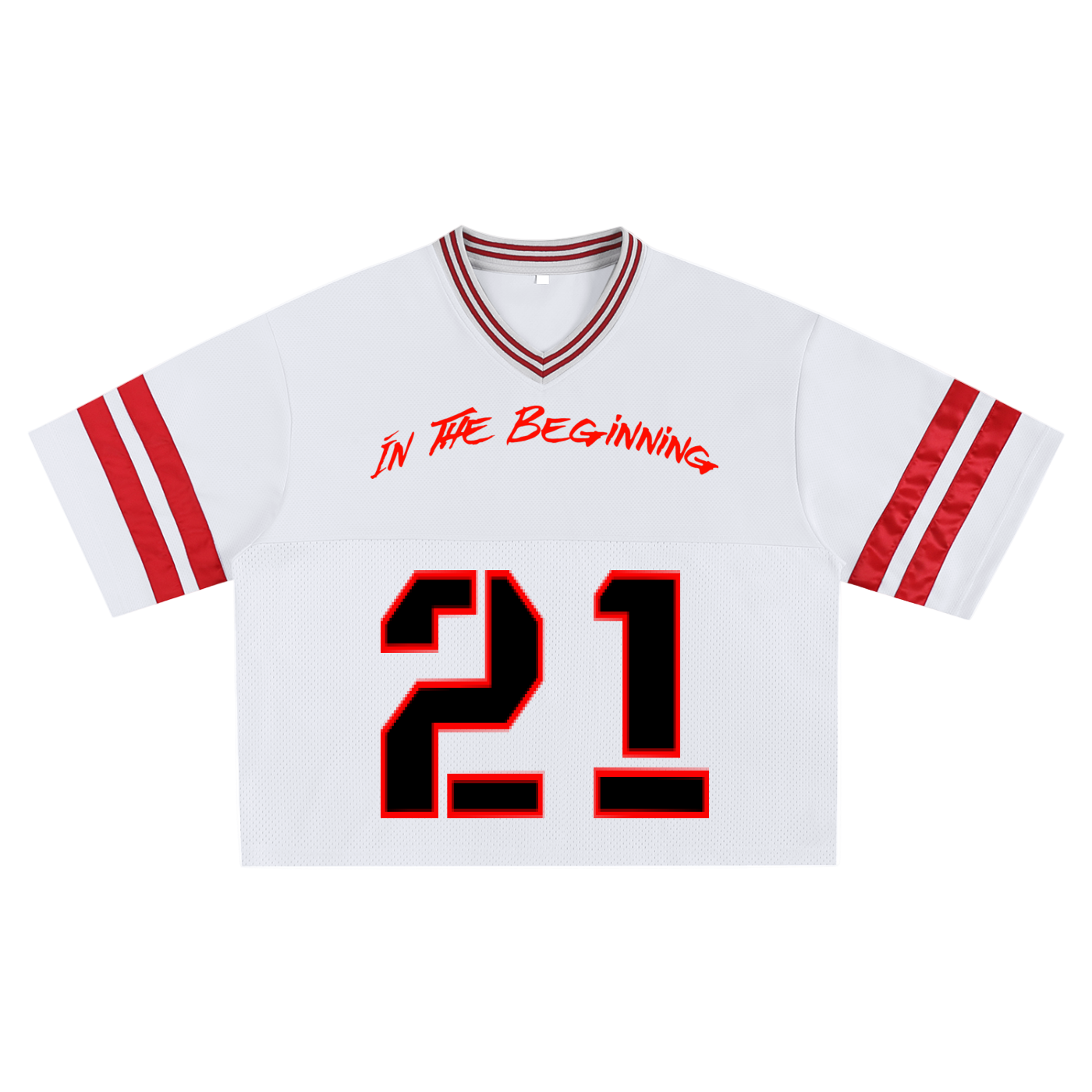 Taped Mesh Boxy Jersey