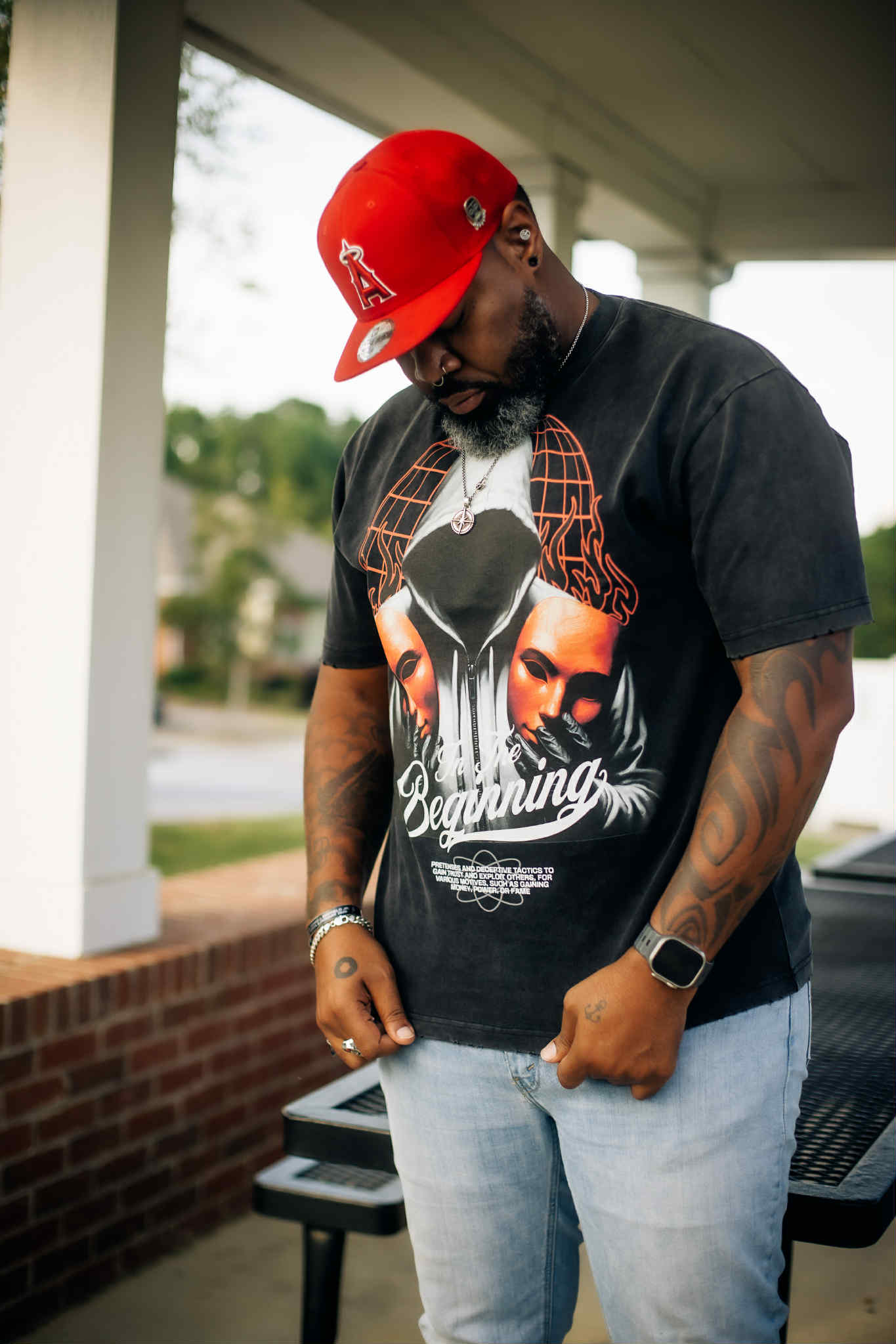 Acid Wash Oversize Tee