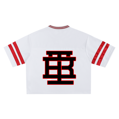 Taped Mesh Boxy Jersey
