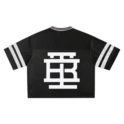 Taped Mesh Boxy Jersey