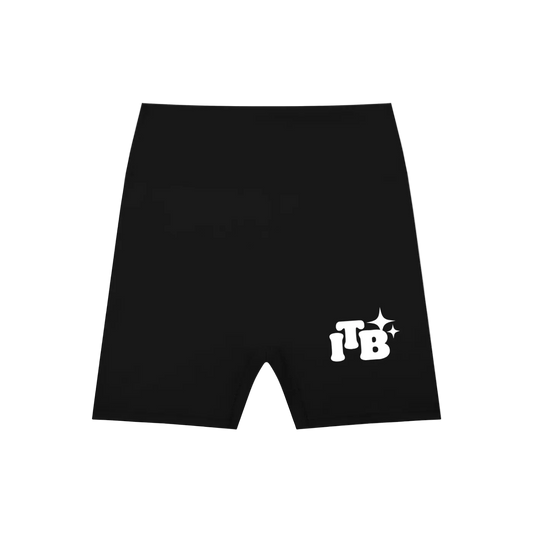 High-Waisted Blend Biker Shorts