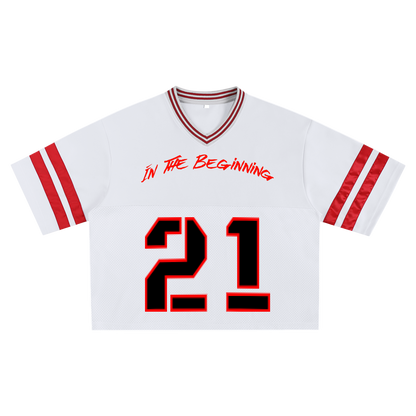 Taped Mesh Boxy Jersey