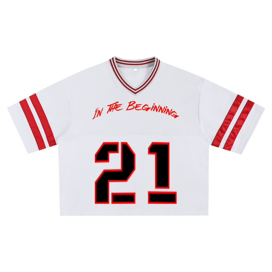 Taped Mesh Boxy Jersey