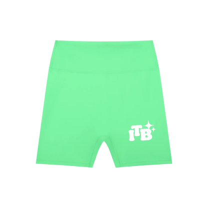 High-Waisted Blend Biker Shorts