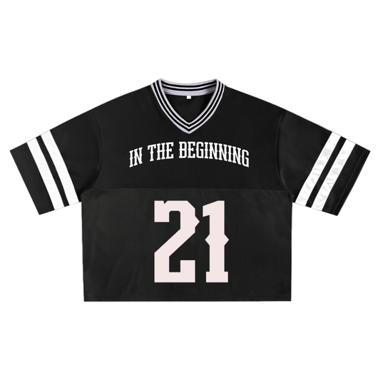 Taped Mesh Boxy Jersey