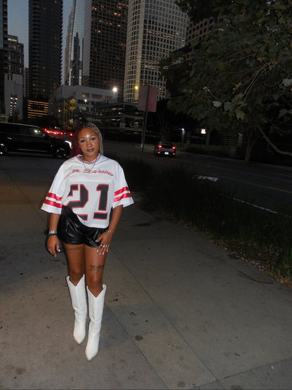 Taped Mesh Boxy Jersey